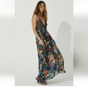 Jen's Pirate Booty  Combo Relic Maxi Dress Size Medium